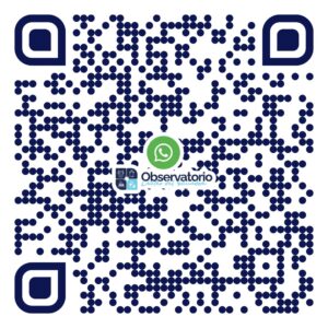 Código QR del canal de WhatsApp del Observatorio Lácteo del Ecuador